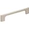 Jeffrey Alexander 128 mm Center-to-Center Satin Nickel Asymmetrical Leyton Cabinet Pull 286-128SN - alternate 1